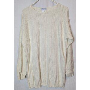 Vintage Ship N Shore Long Sleeve Resort Wear‎ Cover Up Knit Women's Large